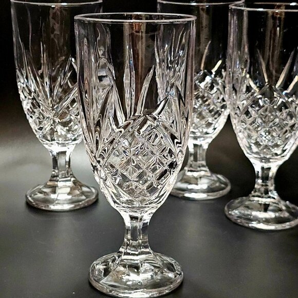 4 Godinger Dublin Ice Tea Glasses 7.75" Shannon fine crystal heritage home bar - Picture 5 of 6